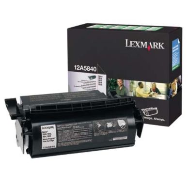 LEXMARK Tonerkassett svart 10000 sidor Prebate 12A5840