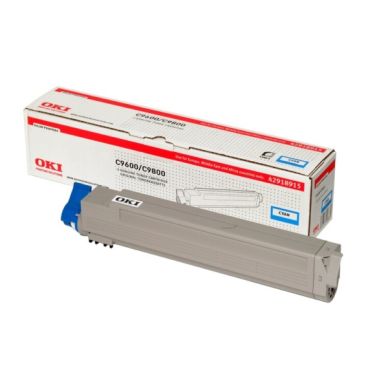 OKI Tonerkassett cyan 15.000 sidor 42918915