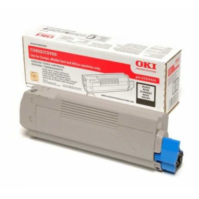 OKI Tonerkassett svart 6.000 sidor 43324424