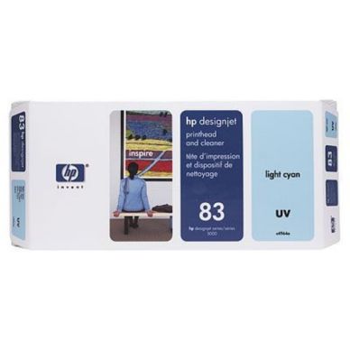 HP UV skrivhuvud (inkl rengöringskit) light cyan nr 83 C4964A