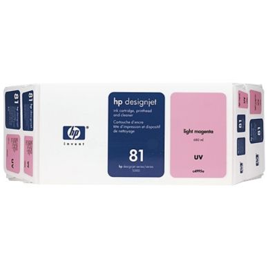 HP Skrivhuvud + rengöringskit + bläckpatron ljus magenta nr 81 C4995A