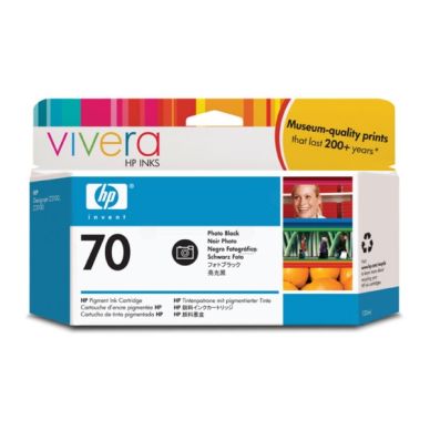 HP Bläckpatron svart foto Vivera Nr 70