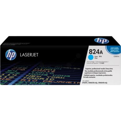 HP Tonerkassett cyan 21.000 sidor CB381A