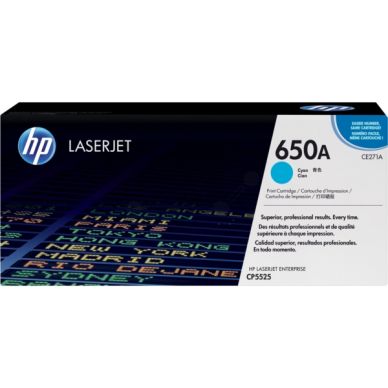 HP Tonerkassett cyan 15.000 sidor CE271A