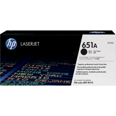 HP Svart toner (HP 651A) för ca 13 500 sidor CE340A