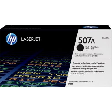 HP Tonerkassett svart 5.500 sidor (507A) CE400A