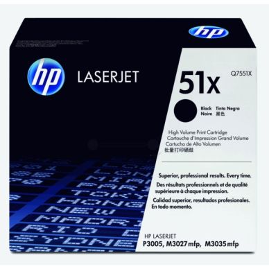 HP Tonerkassett svart 13.000 sidor Q7551X