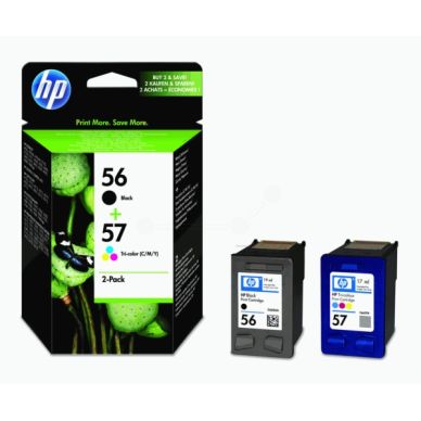HP HP 56 svart / HP 57 trefärgsbläckpatron