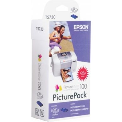 EPSON PictureMate PicturePack 4x13ml+135 Fotopapir glättat 10x15 T5730