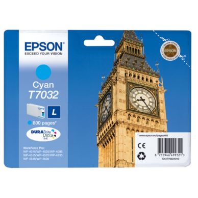 EPSON Bläckpatron cyan 800 sidor T7032