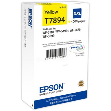 EPSON Bläckpatron gul 4.000 sidor T7894