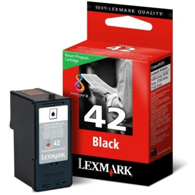 LEXMARK Bläckpatron svart Nr 42