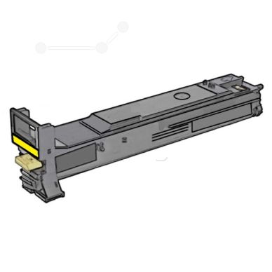 KONICA MINOLTA Tonerkassett gul 12.000 sidor A06V254