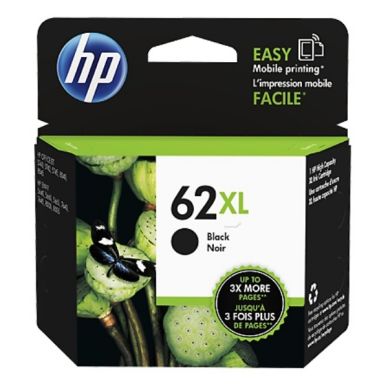 HP Bläckpatron svart HP 62XL