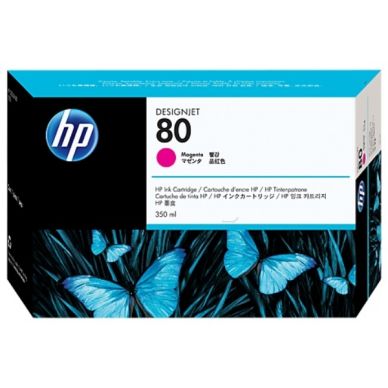 HP Bläckpatron magenta Nr 80 350 ml C4847A