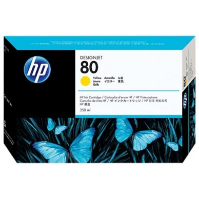 HP Bläckpatron gul Nr 80 350 ml C4848A