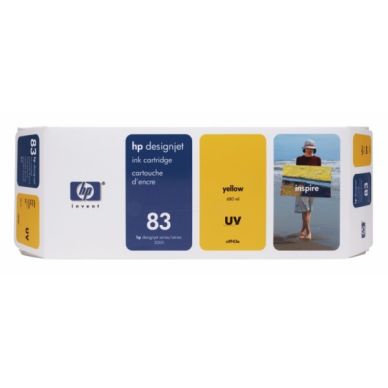 HP Bläckpatron gul Nr 83 680ml UV C4943A