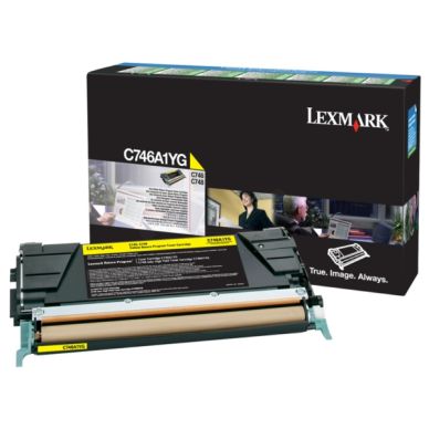 LEXMARK Tonerkassett gul 7.000 sidor C746A1YG