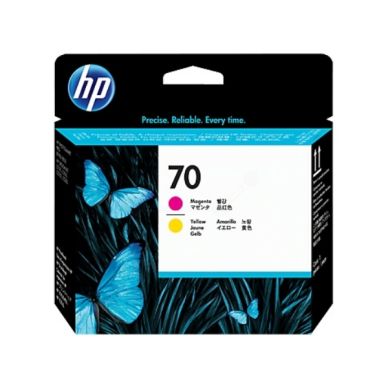 HP Skrivhuvud magenta och gul Nr 70 C9406A