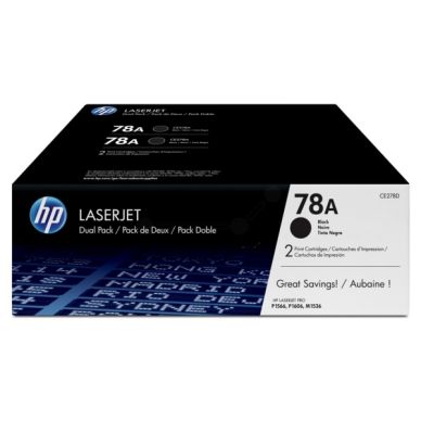 HP Tonerkassett svart *2-pack* 2x 2.100 sidor CE278AD