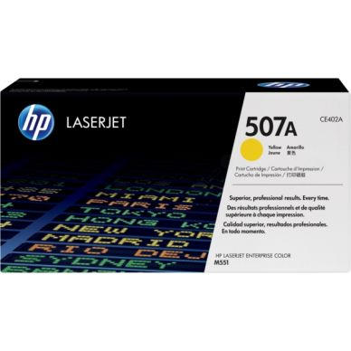 HP Tonerkassett gul 6.000 sidor (507A) CE402A