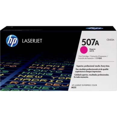 HP Tonerkassett magenta 6.000 sidor (507A) CE403A