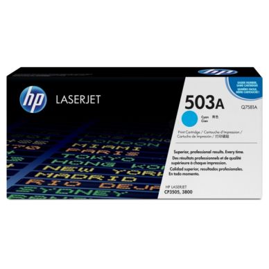 HP Tonerkassett cyan 6.000 sidor Q7581A