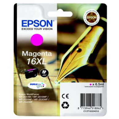 EPSON Bläckpatron magenta (16XL) 450 sidor T1633
