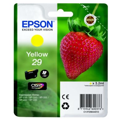 EPSON Bläckpatron gul 180 sidor T2984