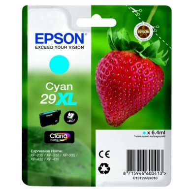 EPSON Bläckpatron cyan 450 sidor T2992
