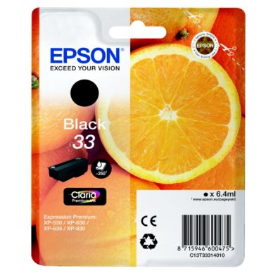 EPSON Bläckpatron svart pigment 250 sidor T3331