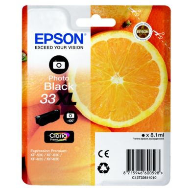 EPSON Bläckpatron fotosvart 400 sidor T3361