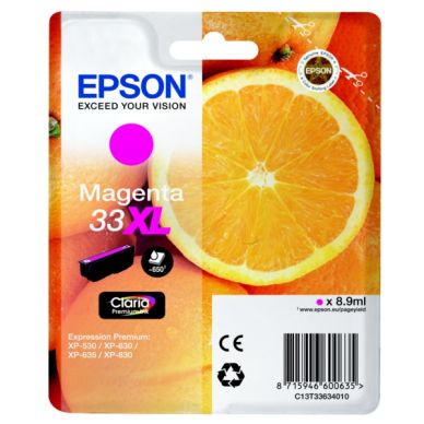 EPSON Bläckpatron magenta 650 sidor T3363