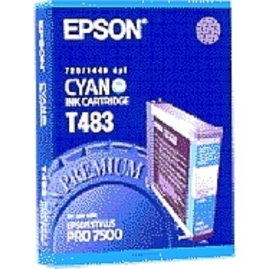 EPSON Bläckpatron cyan 110ml T483