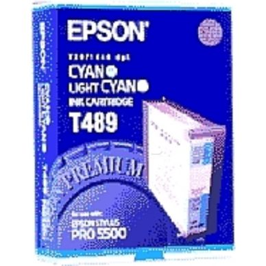 EPSON Bläckpatron cyan / ljus cyan 125ml T489