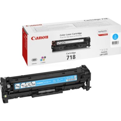 CANON Tonerkassett (718C) cyan 2.900 sidor 2661B002