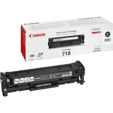 CANON Tonerkassett (718BK)svart 3.400 sidor 2662B002