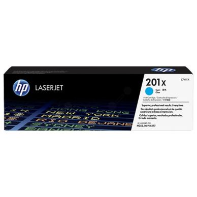 HP Cyan toner (HP 201X) för ca 2300 sidor CF401X