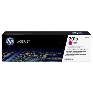 HP Magenta toner (HP 201X) för ca 2300 sidor CF403X