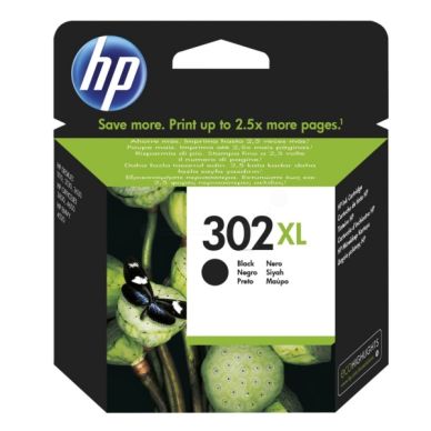 HP HP 302XL svart patron med hög kapacitet