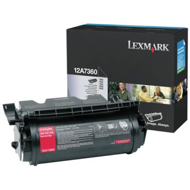 LEXMARK Tonerkassett svart 5000 sidor 12A7360