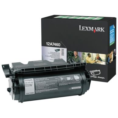 LEXMARK Tonerkassett svart 5000 sidor RETURN 12A7460