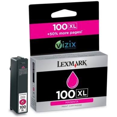 LEXMARK Bläckpatron magenta Nr 100XL