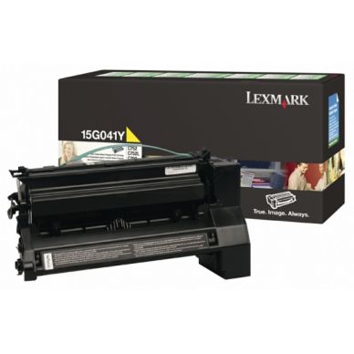 LEXMARK Tonerkassett gul 6.000 sidor return 15G041Y