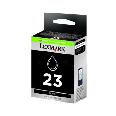 LEXMARK Bläckpatron svart Nr 23