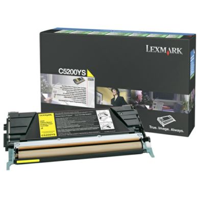 LEXMARK Tonerkassett gul 1.500 sidor return C5200YS