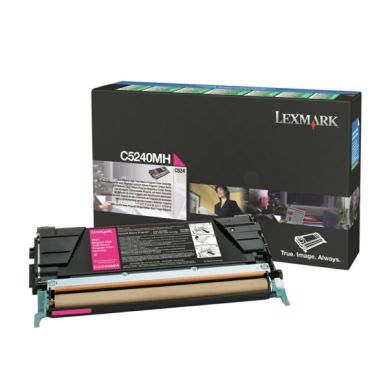 LEXMARK Tonerkassett magenta 5.000 sidor return C5240MH