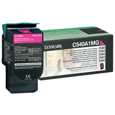 LEXMARK Tonerkassett magenta 1.000 sidor return C540A1MG