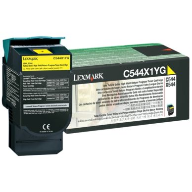 LEXMARK Tonerkassett gul 4.000 sidor