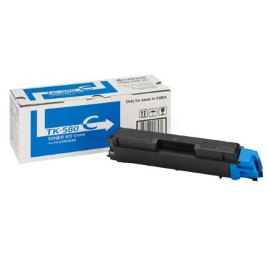 KYOCERA Tonerkassett cyan 2.800 sidor TK-580C